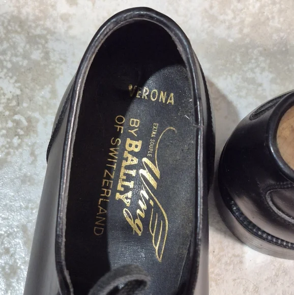 Bally Men's VERONA Black Leather Dress Shoes - Picture 7 of 11